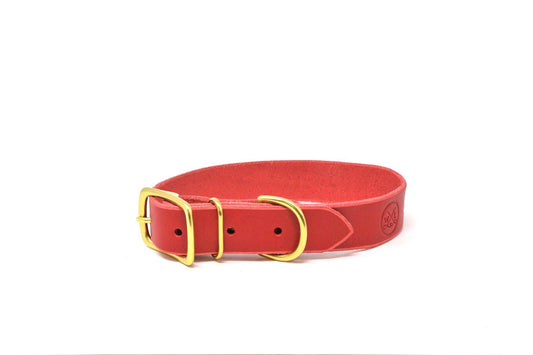 Full Leather Dog Collar - Whiskey Leatherworks